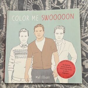 Hot guy coloring book